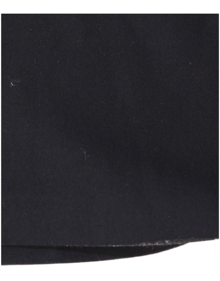 Vestido feminino sem mangas Zara UK 18 XL azul marinho poliéster