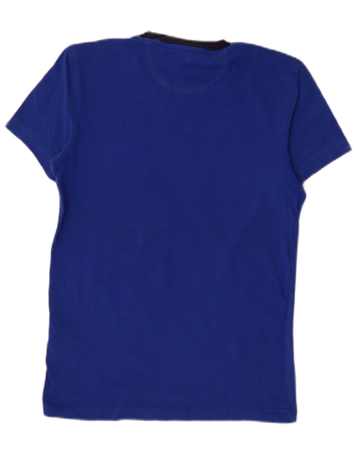 Camiseta Adidas Masculina Graphic Top Pequeno Algodão Azul