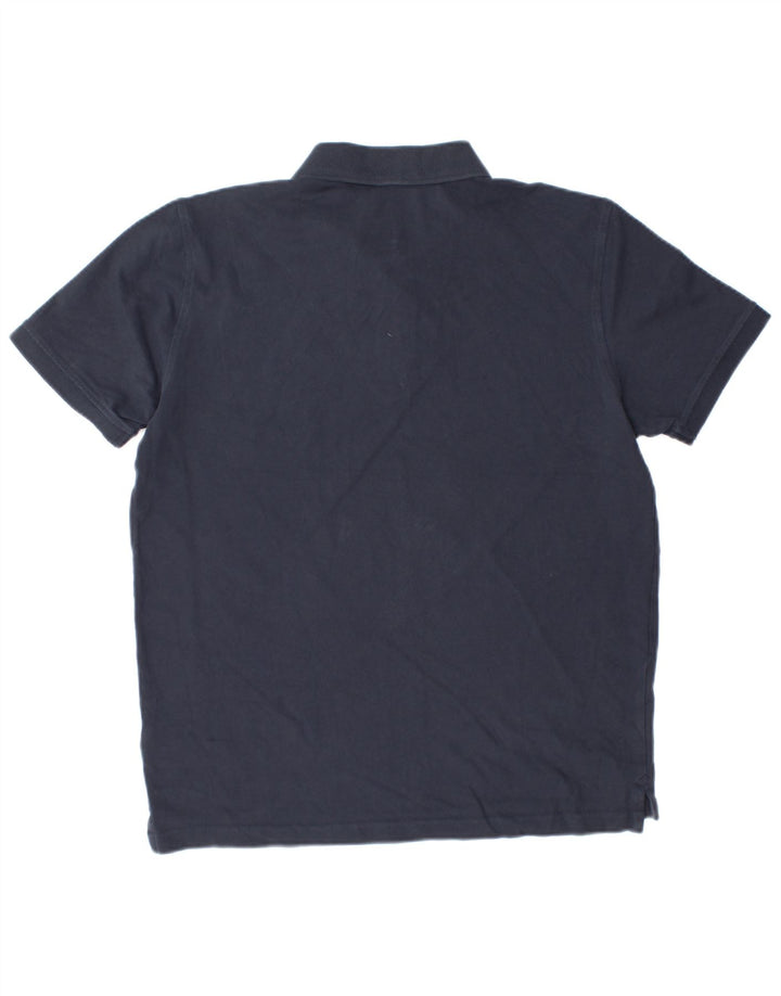 Camisa polo masculina DIESEL grande algodão azul marinho