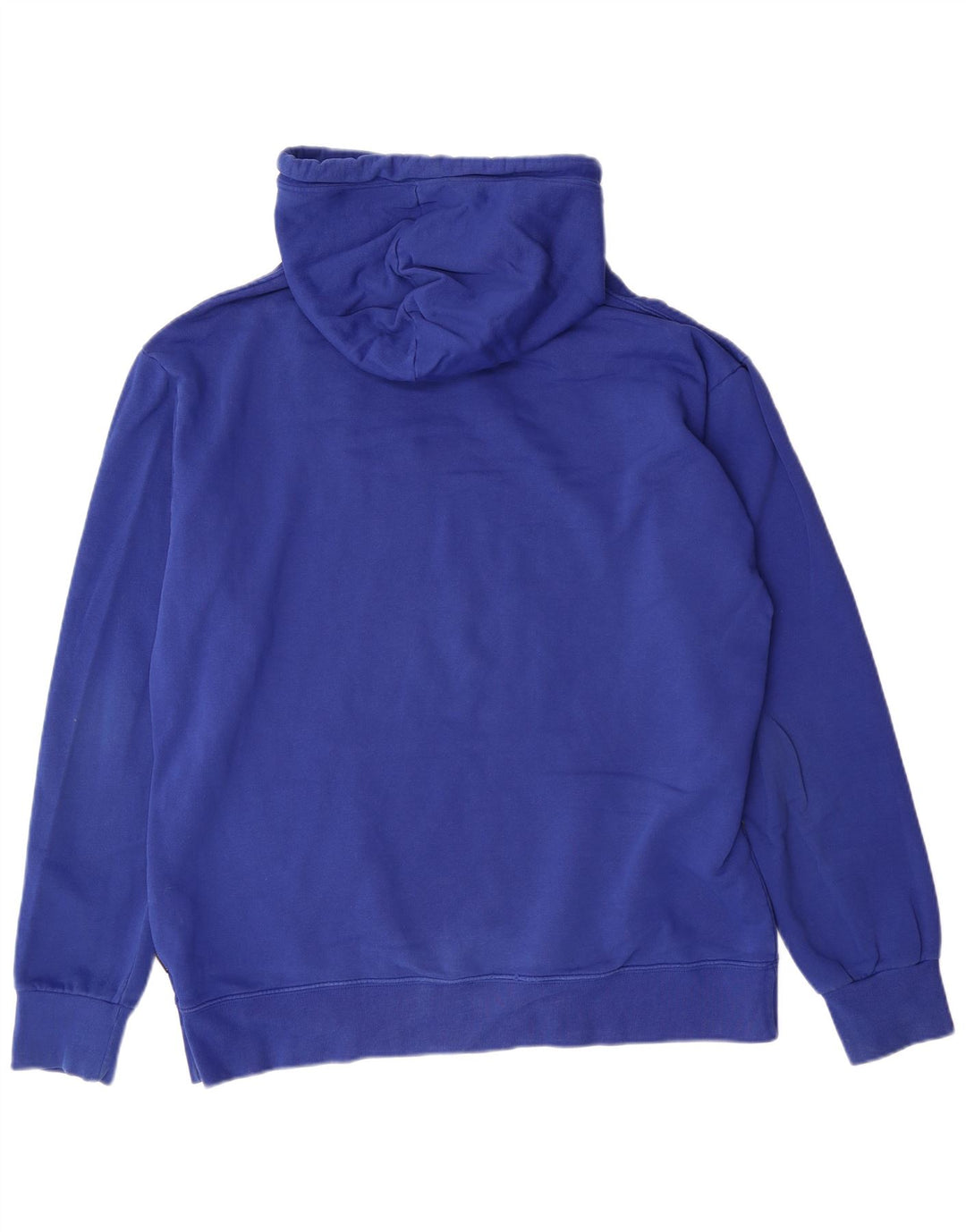 Suéter com capuz gráfico masculino CONVERSE grande algodão azul