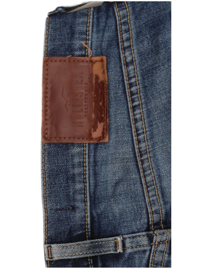 Hollister Mens Slim Jeans W30 L30 Azul Algodão