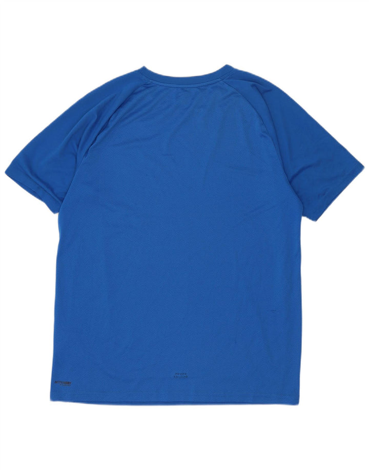 Camiseta Asics Masculina Graphic Top Médio Azul Poliéster