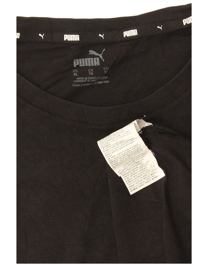 Camiseta masculina Puma Top XL algodão preto