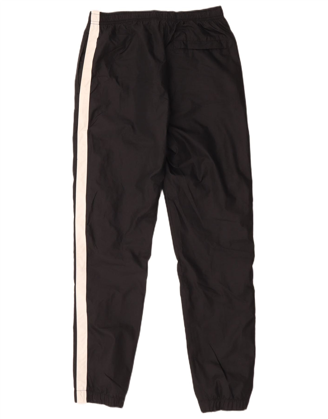 Calça de treino masculina Nike joggers pequena preta colorblock poliéster