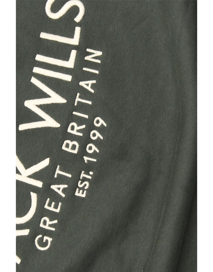 Jack Wills moletom gráfico masculino Jumper XL algodão cáqui