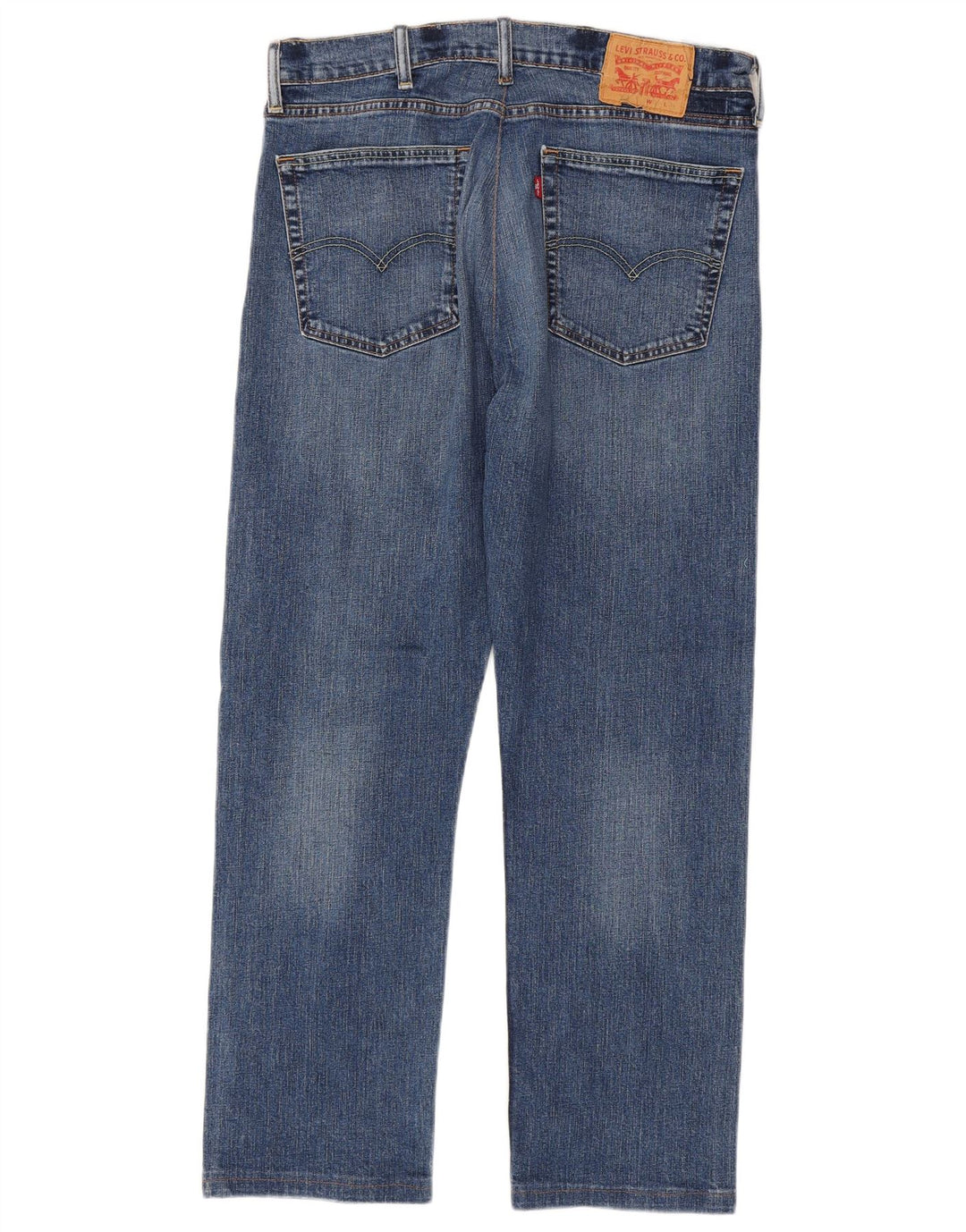 Levi's Masculino 518 Straight Jeans W38 L29 Azul Algodão