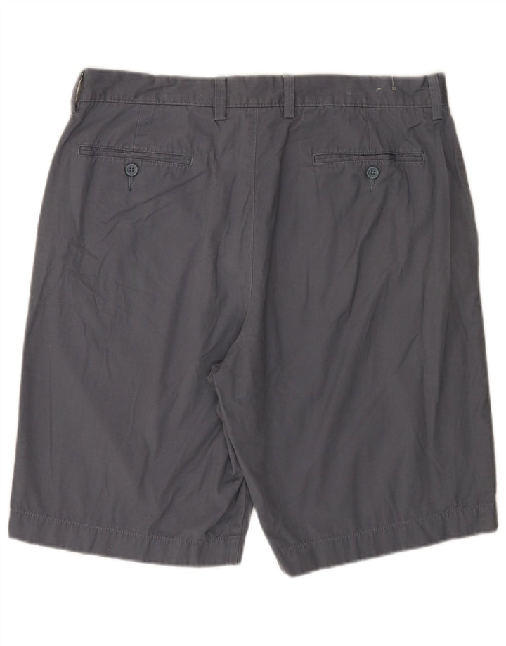J. CREW Mens Rivington Chino Shorts W36 Grande Algodão Cinza