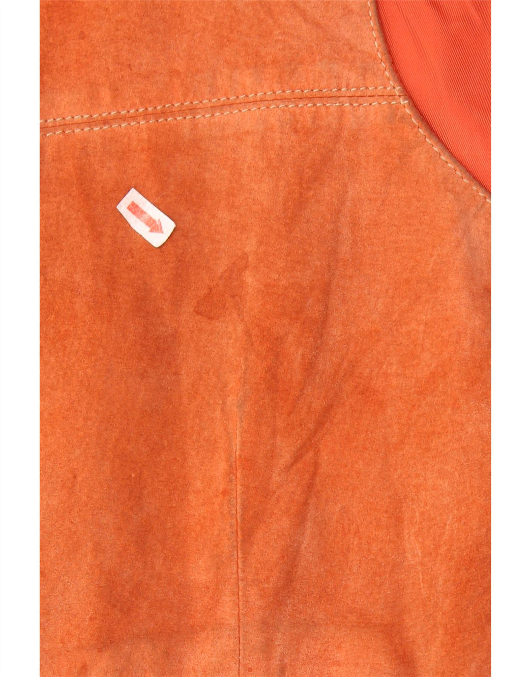 Colete masculino vintage de camurça pequeno couro marrom