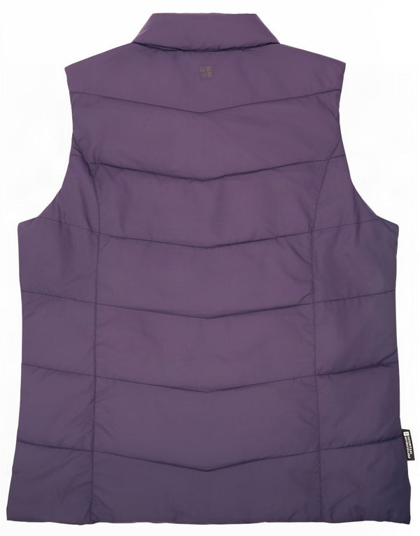 Mountain Warehouse Colete acolchoado feminino Reino Unido 16 poliéster azul grande