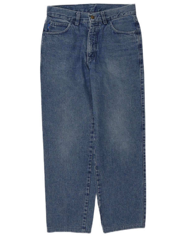 Calça jeans feminina Vagabond de cintura alta W30 L29 algodão azul