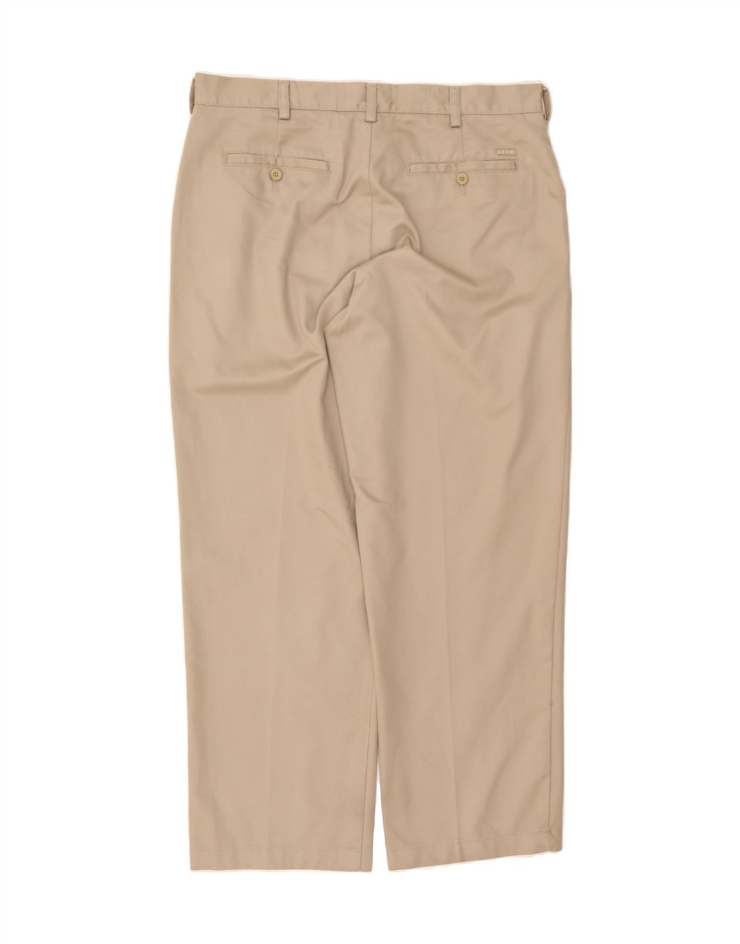 IZOD Mens Straight Chino Trousers W35 L30 Beige Cotton Vintage Izod and Second-Hand Izod from Messina Hembry 