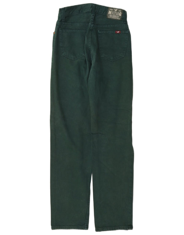 Mustang masculino reto jeans W27 L32 algodão verde