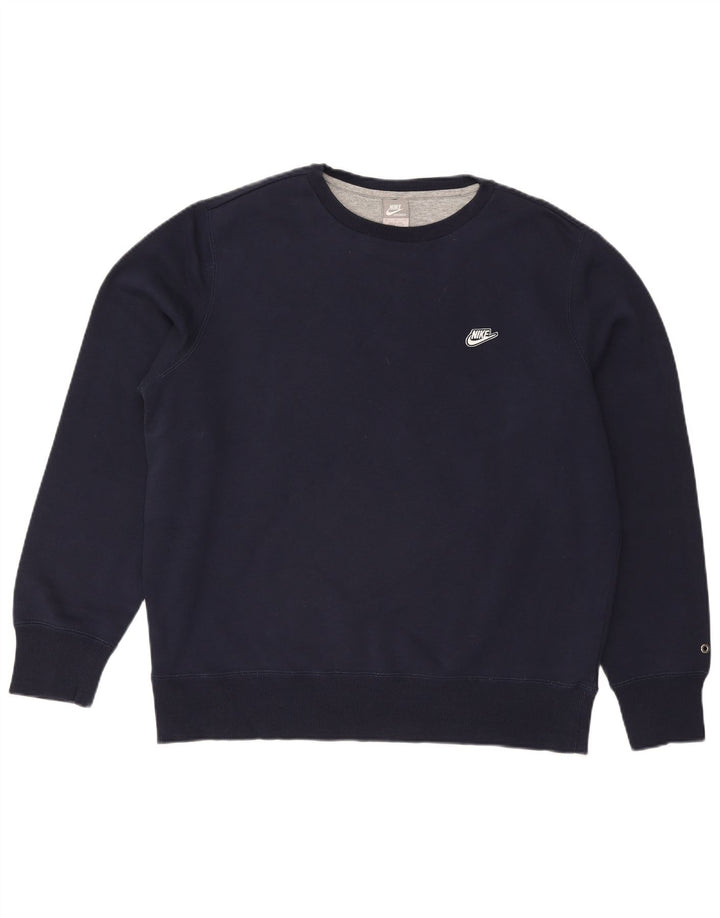 Moletom masculino NIKE Jumper XL azul marinho algodão
