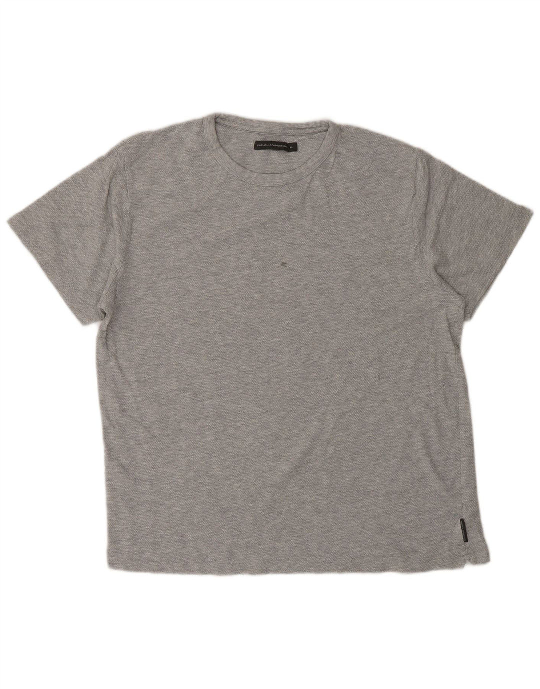 Camiseta masculina French Connection Top XL algodão cinza