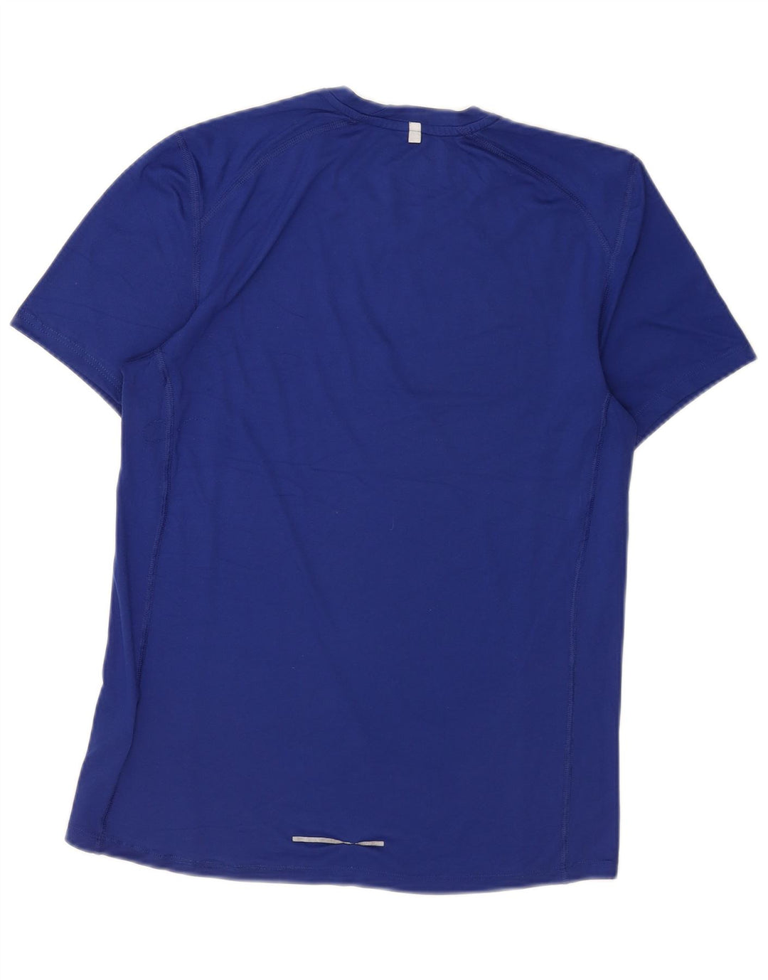 Camiseta masculina Nike Dri Fit Top pequeno azul poliéster