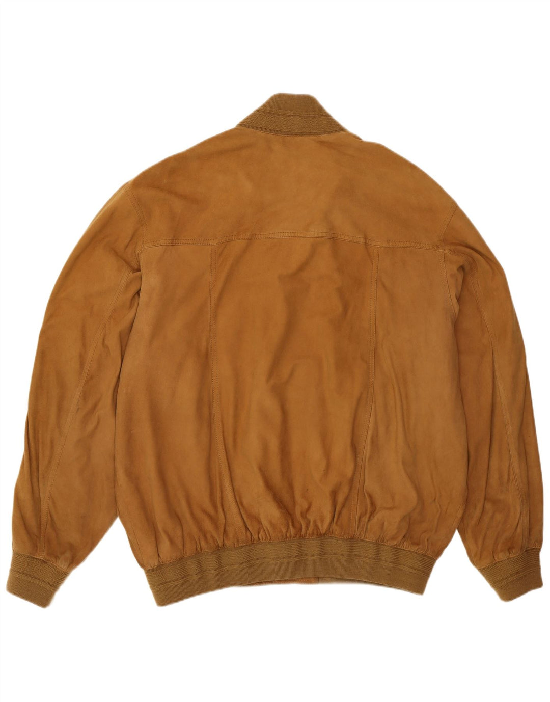 Jaqueta bomber masculina Olivieri Les Marees camurça IT 62 6XL couro marrom