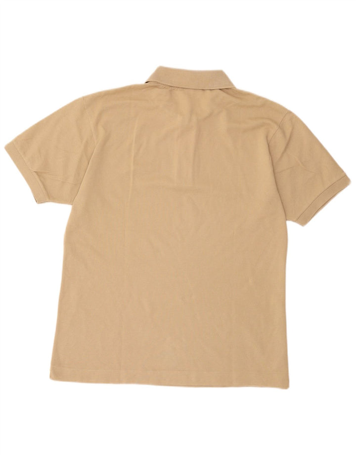Camisa polo masculina Lacoste Classic Fit tamanho 4 algodão bege médio