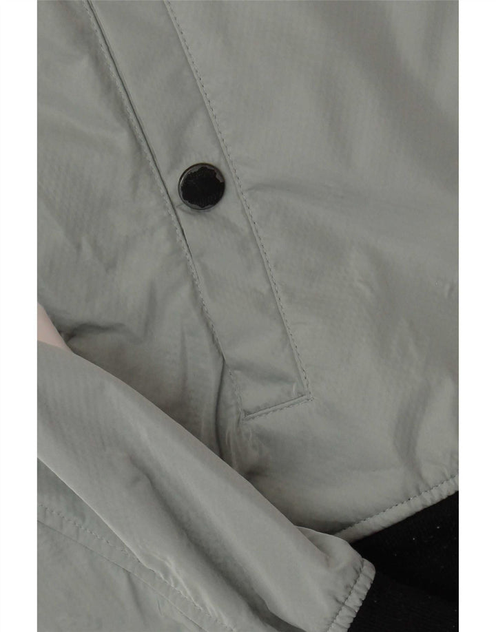 Jaqueta bomber masculina Refrigue UK 38 poliéster colorblock cinza médio