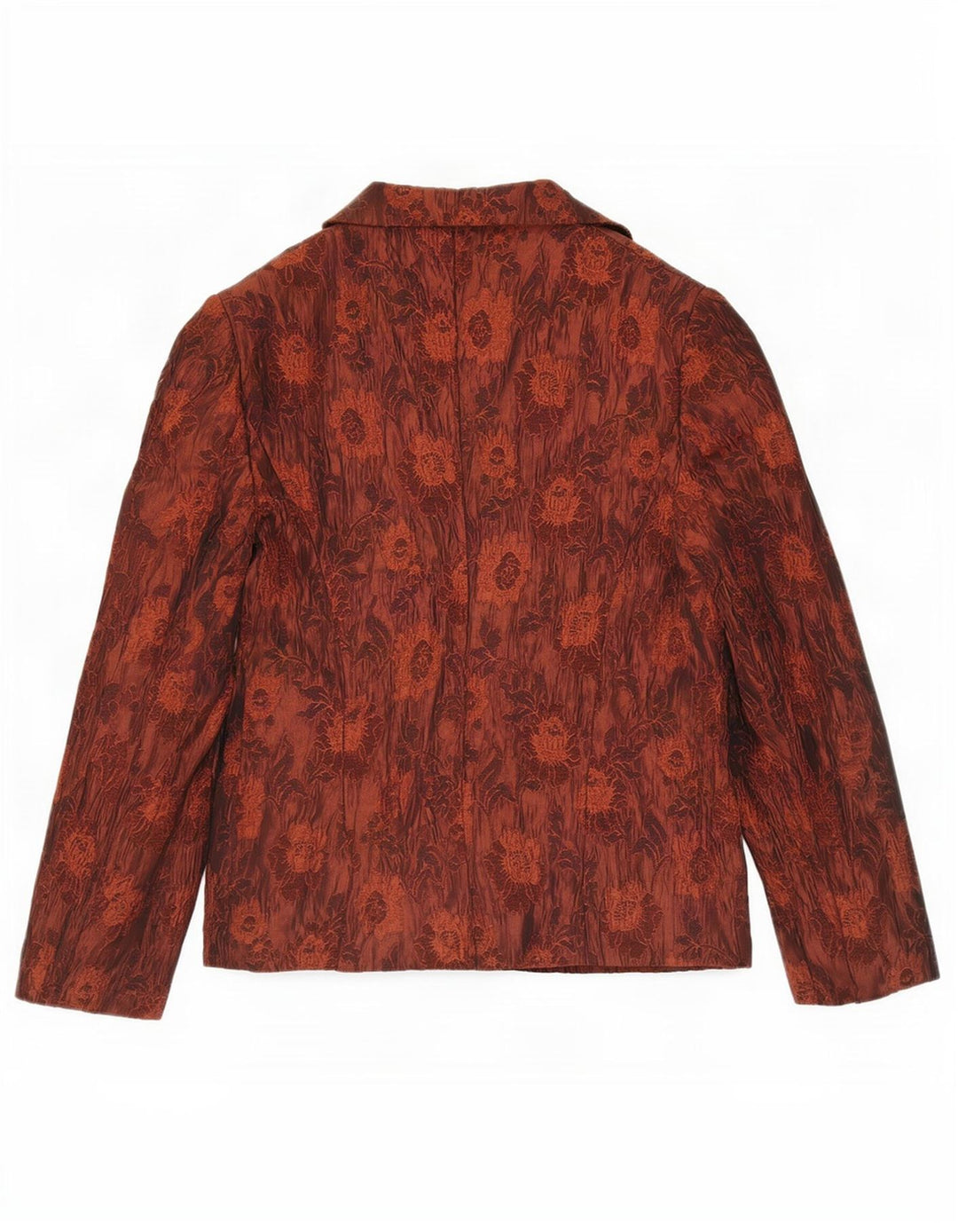 Jaqueta blazer feminina Giulia Galanti com 2 botões IT 48 XL marrom floral