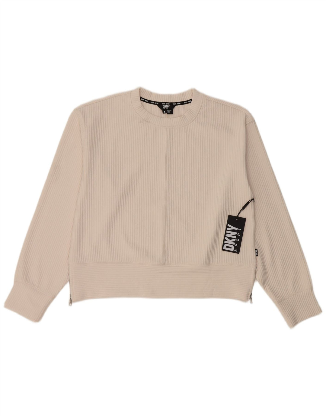 Suéter feminino Dkny UK 14 médio off white poliéster
