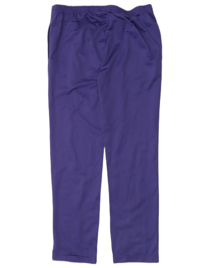 Calça de treino feminina Kappa UK 14 grande poliéster roxo