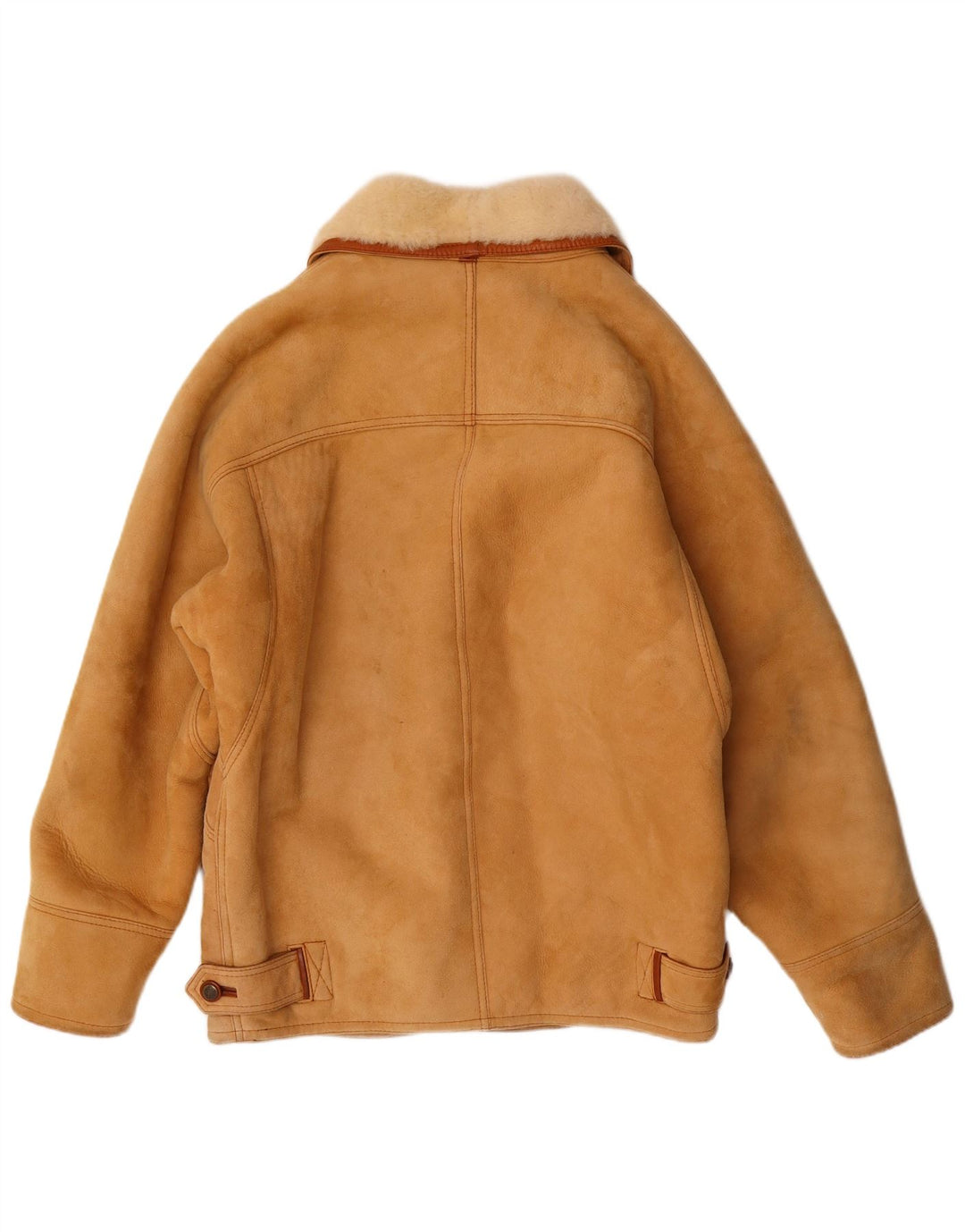 Jaqueta masculina DIBI Uomo Shearling IT 46 pequena bege shearling clássica