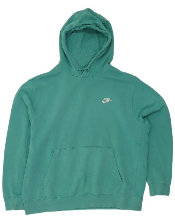 Nike Mens Hoodie Jumper XL Turquesa Algodão
