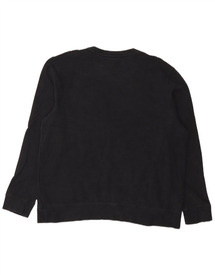 Suéter masculino Marks & Spencer de ajuste regular 2XL algodão azul marinho