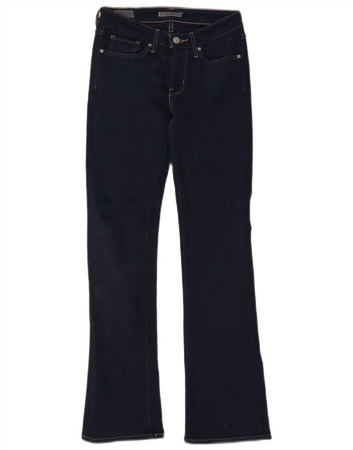 Calça jeans feminina Levi's 715 Bootcut W24 L30 azul marinho