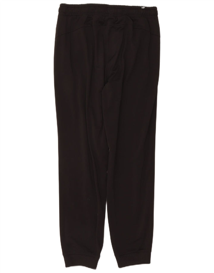 Calça de treino masculina Puma Joggers grande poliéster preto