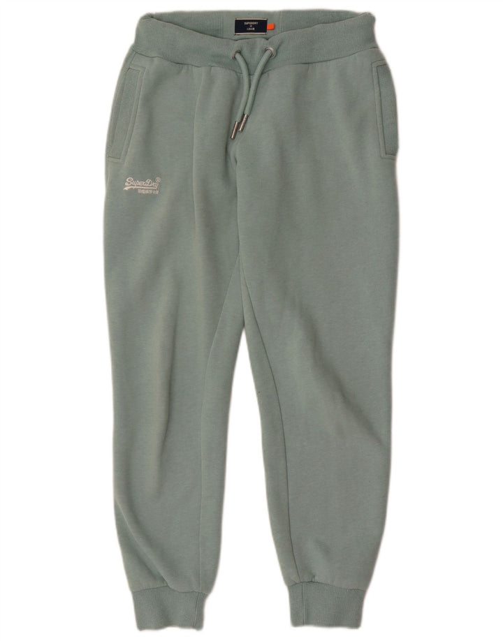 Superdry Womens Oversized Full Tracksuit UK 10 Pequeno Algodão Verde