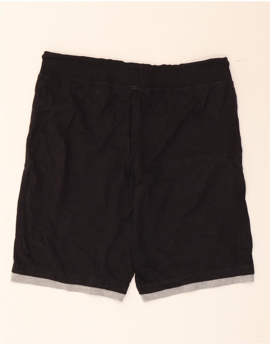 Shorts esportivos masculinos Champion XL algodão preto