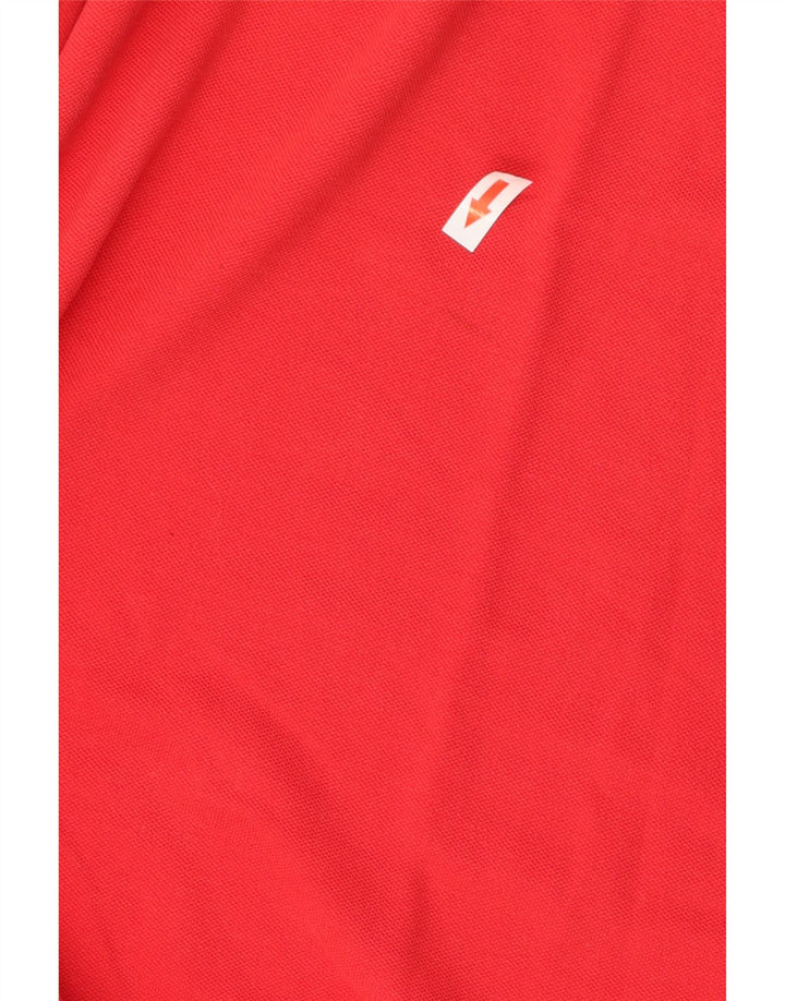 Camisa polo masculina Kappa médio algodão vermelho