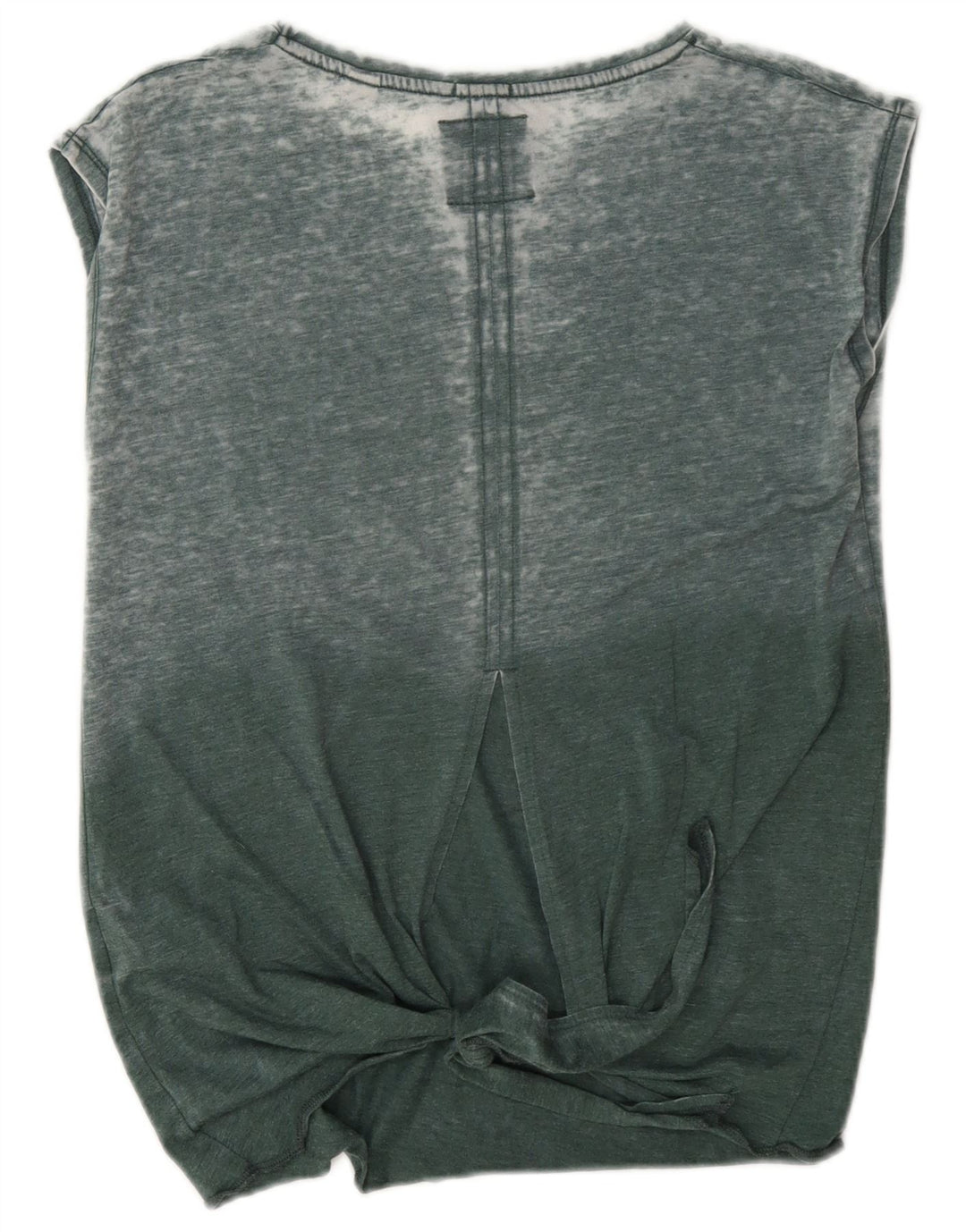 Superdry Womens Oversized Graphic Vest Top UK 8 Pequeno Algodão Verde