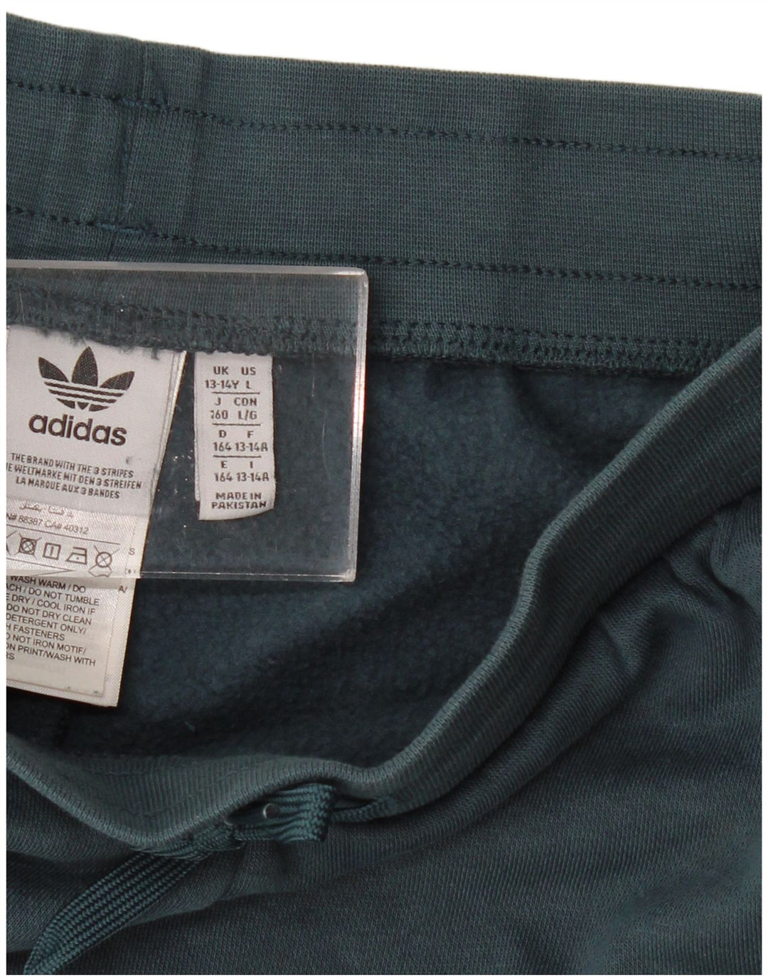 Calções desportivos ADIDAS menino 13-14 anos verde poliéster