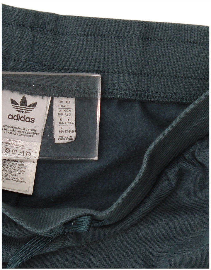 Calções desportivos ADIDAS menino 13-14 anos verde poliéster