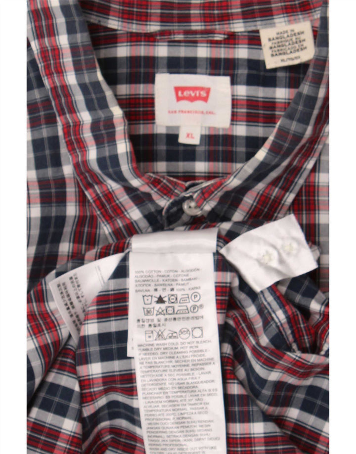 Camisa masculina Regular Fit da Levi's XL de algodão xadrez multicolorido
