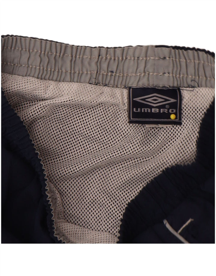 Umbro Meninos Shorts Esportivos Gráficos 9-10 Anos Médio Azul Marinho Poliéster
