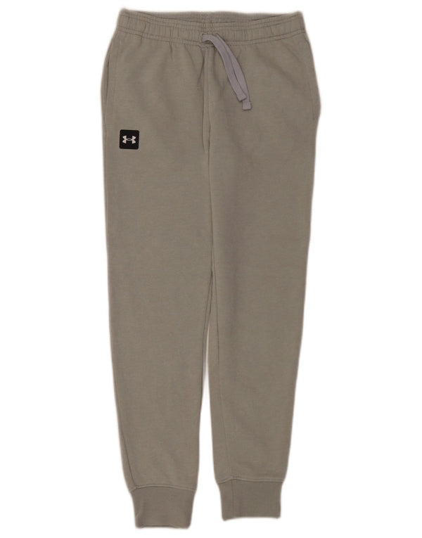 Calça de treino Under Armour Boys Joggers 9-10 anos algodão cinza médio