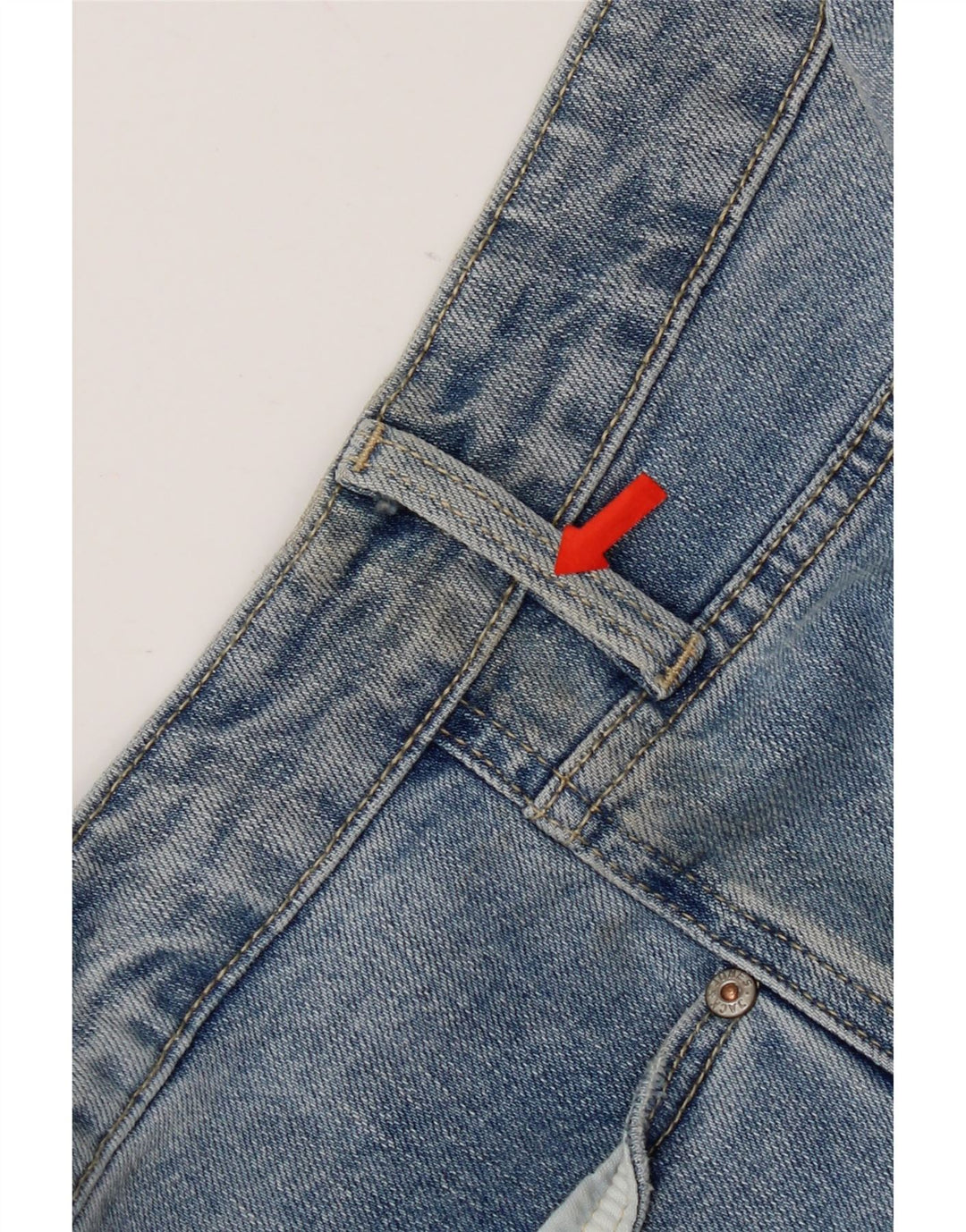 Jack & Jones Mens Slim Jeans W36 L34 Azul Algodão
