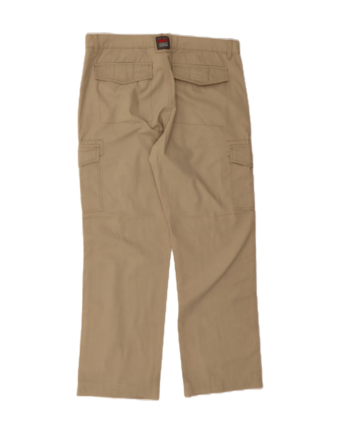 SLAM Mens Straight Cargo Trousers IT 54 2XL W40 L31 Beige Cotton Vintage Slam and Second-Hand Slam from Messina Hembry 