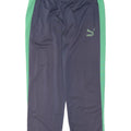Calça de treino masculina Puma XL azul marinho colorblock