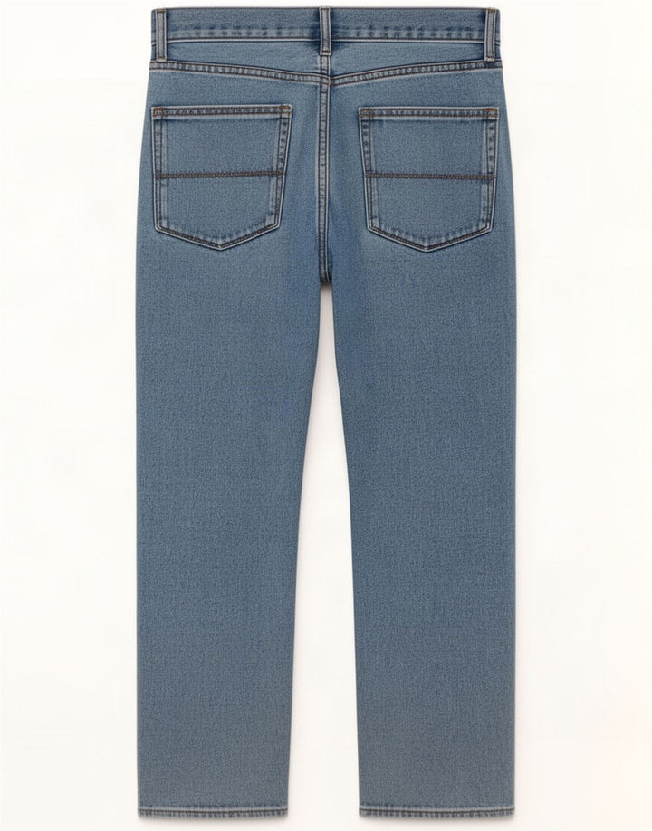 Marks & Spencer Jeans recortados masculinos W32 L25 Algodão azul