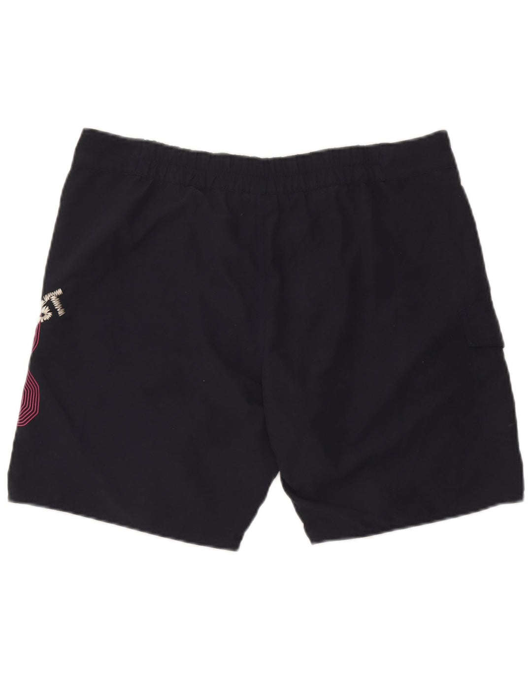 Coast Mens Graphic Natação Shorts Grande Poliéster Azul Marinho