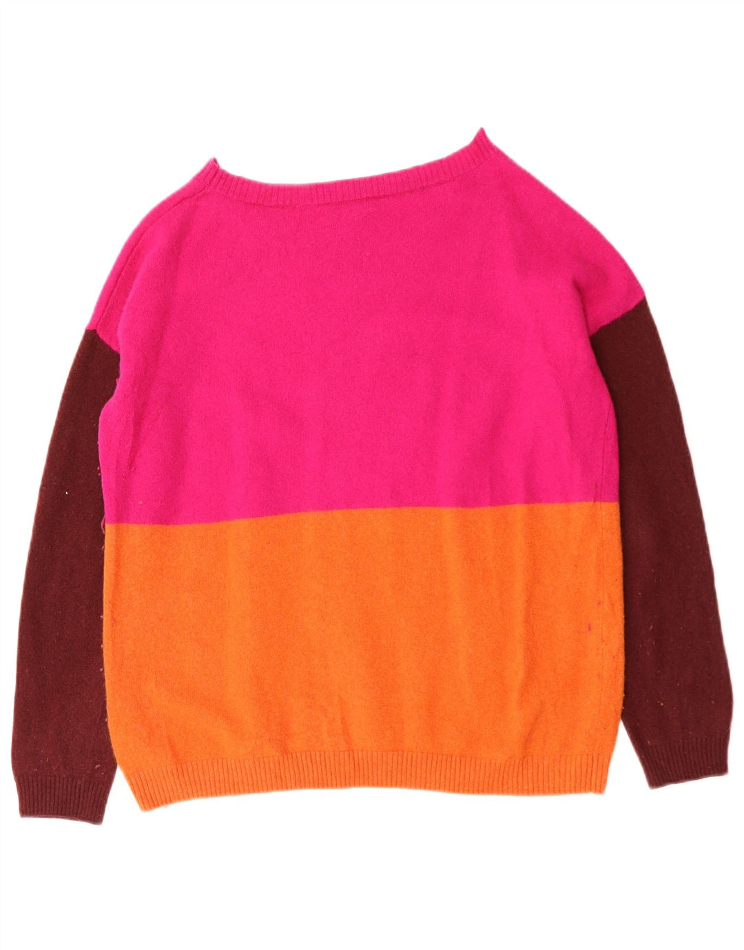 Suéter feminino HOBBS com gola canoa UK 14 médio multicolorido