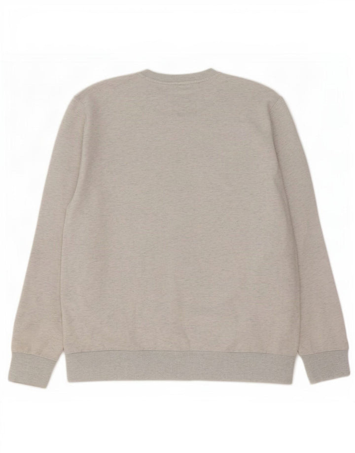 Jack & Jones moletom gráfico masculino jumper XL algodão manchado cinza