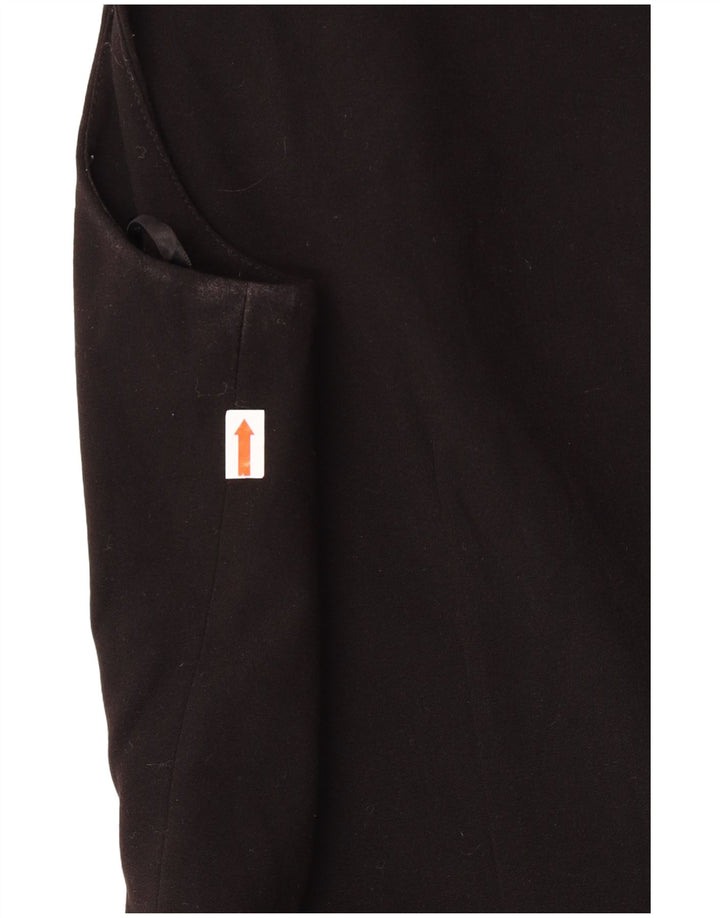 Vestido feminino Calvin Klein sem mangas evasê US 8 médio preto