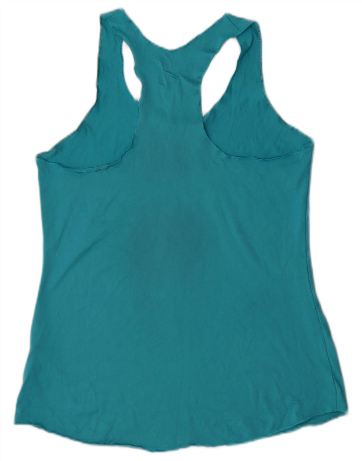 Colete gráfico feminino The North Face UK 12 poliéster azul médio