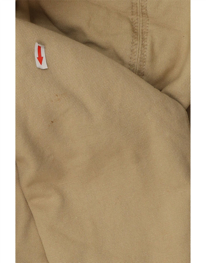 Jaqueta bomber masculina com capuz Bear UK 38 algodão bege médio