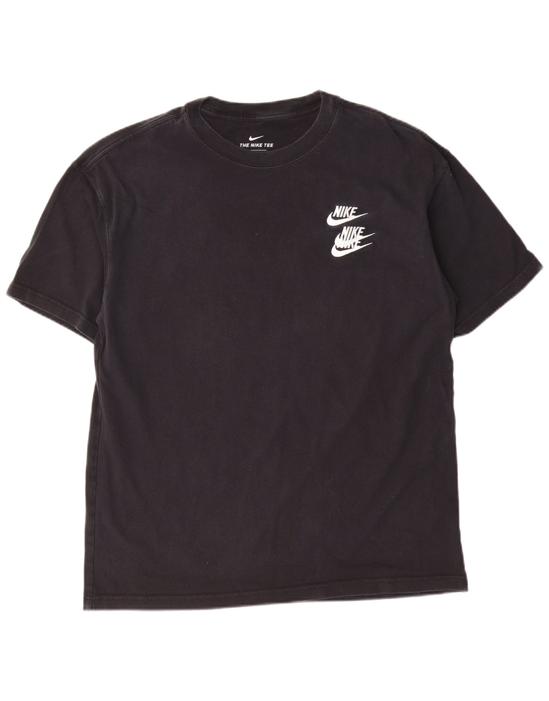 Camiseta Nike masculina gráfica Top médio algodão preto